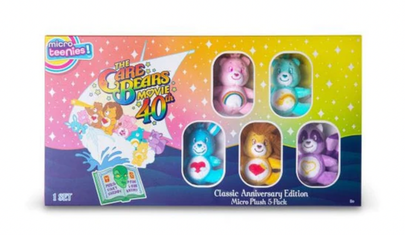Micro Teenies Care Bears Classic Anniversary Edition Plush 5 Pack