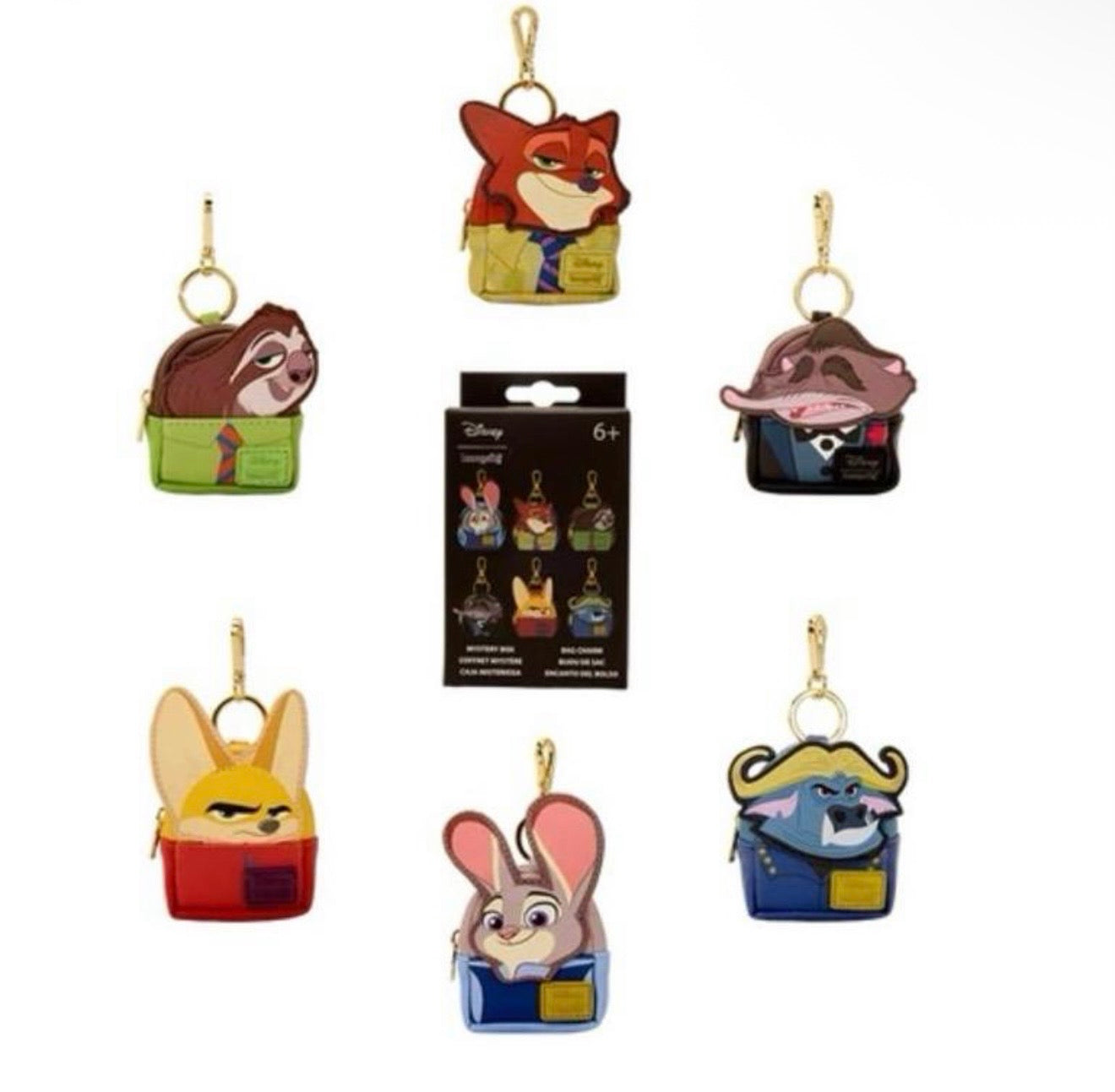Zootopia 2 Mystery Box Mini Backpack Keychain Charm Loungefly