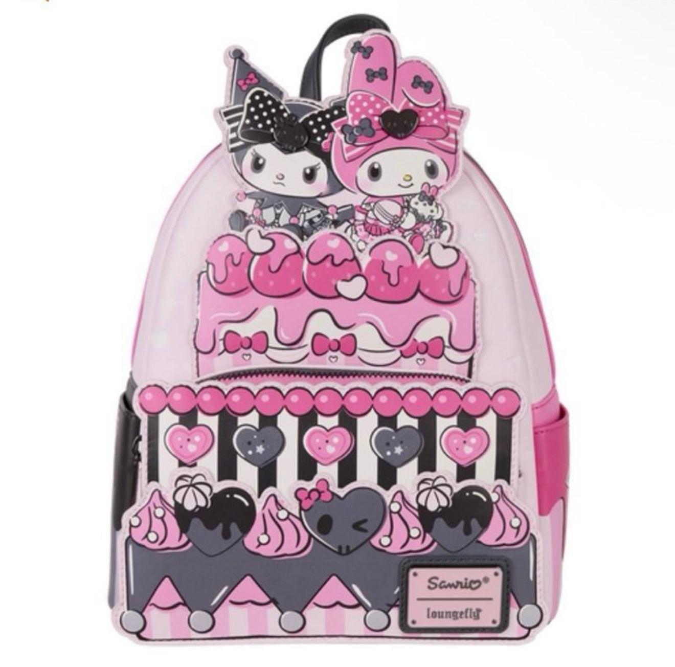 Loungefly My Melody & Kuromi Cake Mini Backpack Bag