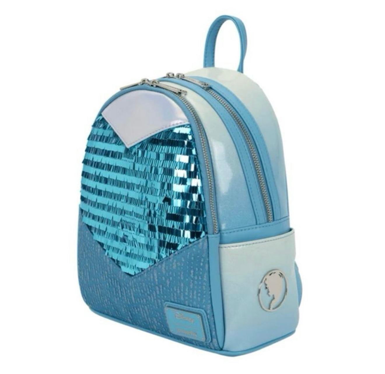 Loungefly - Frozen Elsa Glitter Sequin Mini Backpack