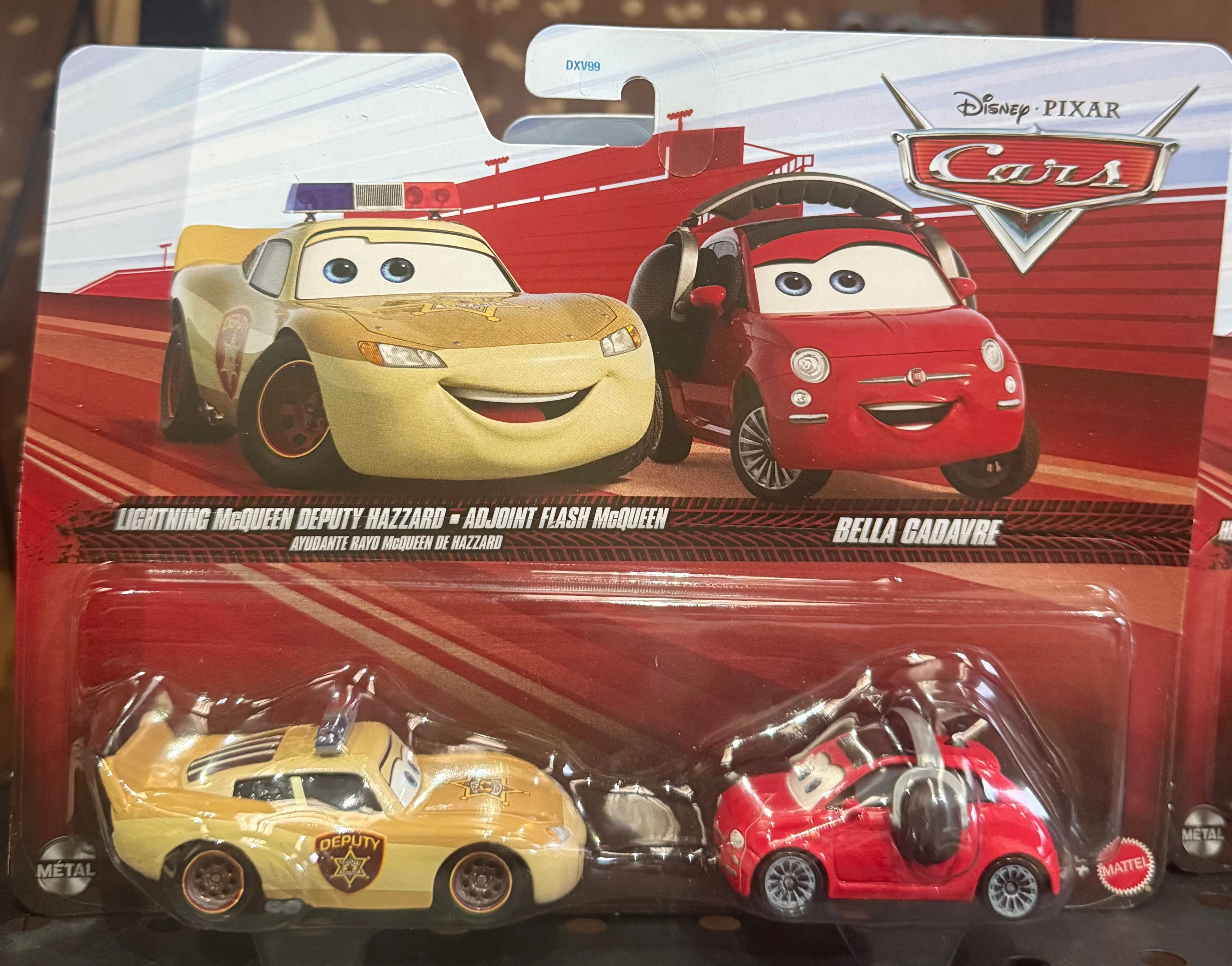Disney Cars Lightning Mc Queen Deputy & Bella Cadavre