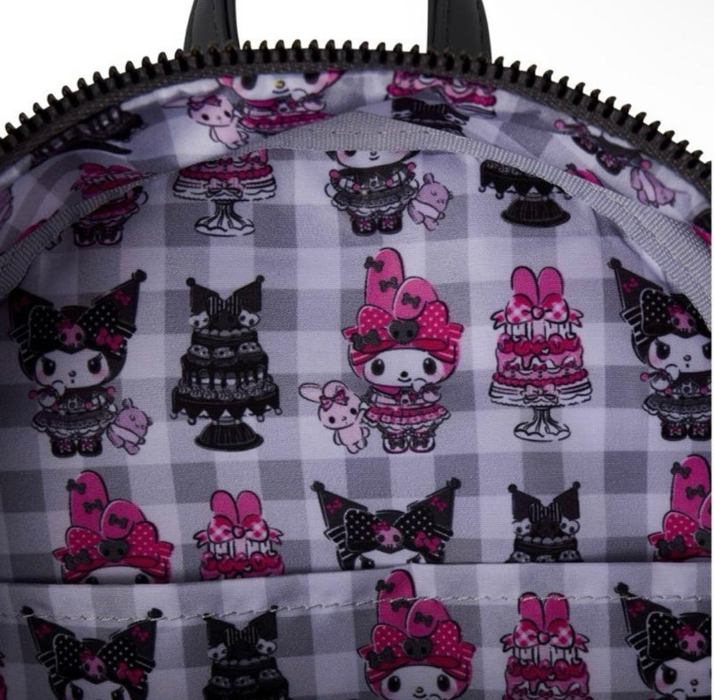 Loungefly My Melody & Kuromi Cake Mini Backpack Bag