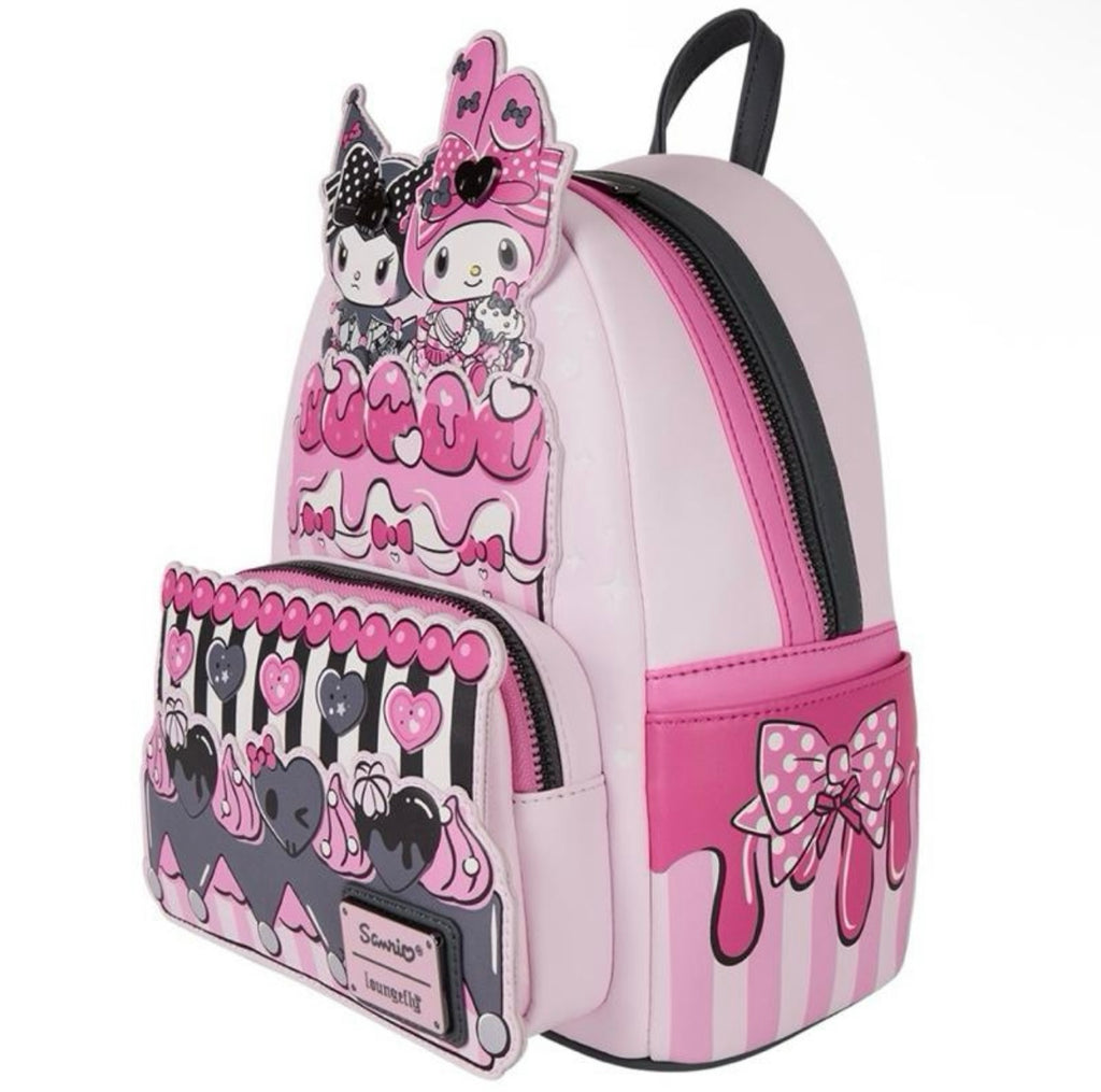 Loungefly My Melody & Kuromi Cake Mini Backpack Bag