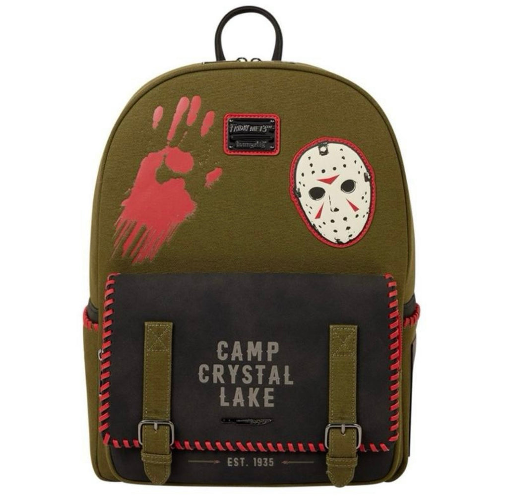 Camp Crystal Lake Friday The 13th Loungefly Full-Size Backpack