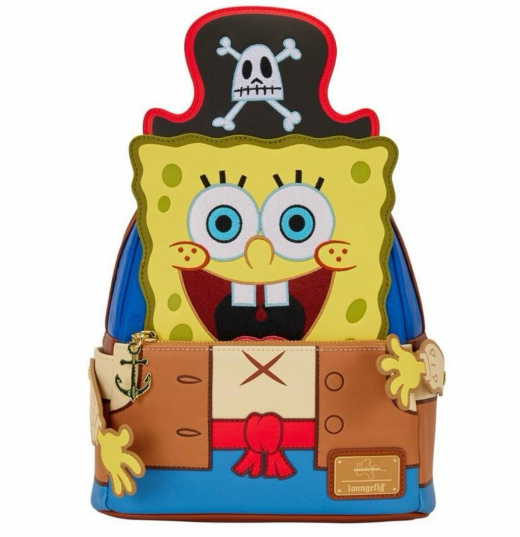 SpongeBob SquarePants Pirate Loungefly Mini Backpack