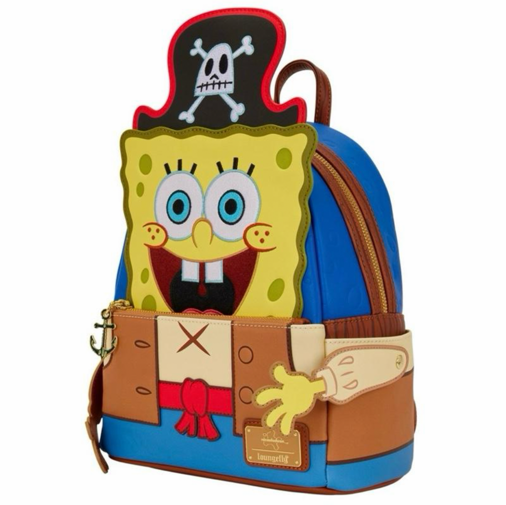 SpongeBob SquarePants Pirate Loungefly Mini Backpack
