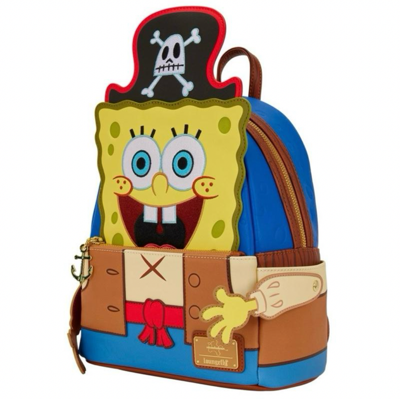 SpongeBob SquarePants Pirate Loungefly Mini Backpack