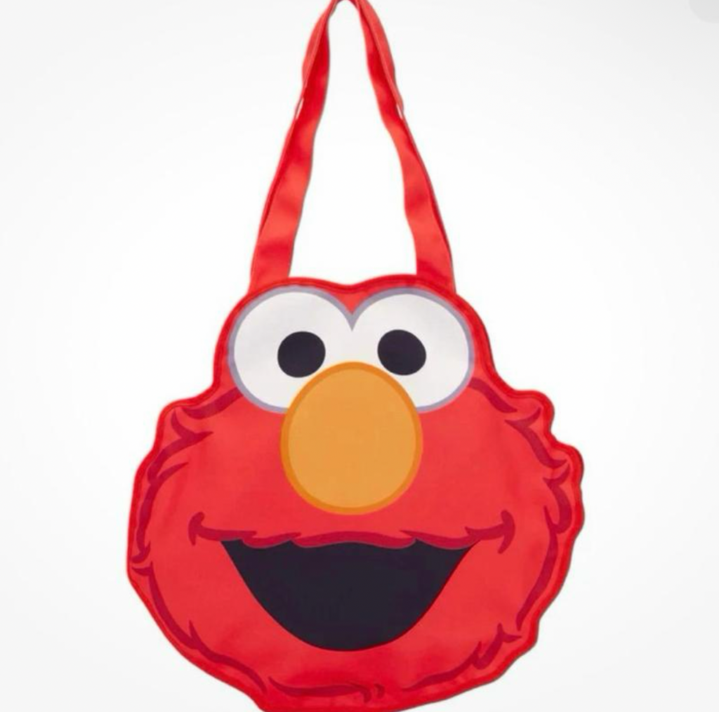Loungefly Sesame Street Elmo Large Canvas Tote Bag