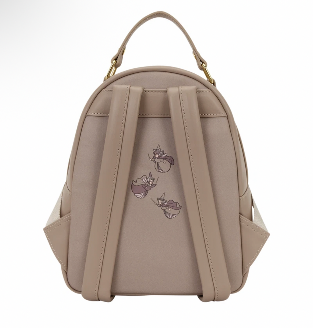 Disney Sleeping Beauty Spinning Wheel Loungefly Mini Backpack