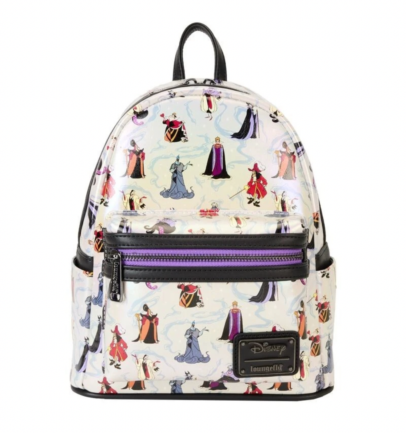 Loungefly Disney Villains Iridescent Mini Backpack Bag - Official