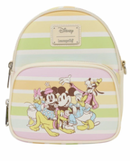 Disney Mickey and Friends Rainbow Stripes Crossbody Loungefly