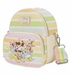 Disney Mickey and Friends Rainbow Stripes Crossbody Loungefly