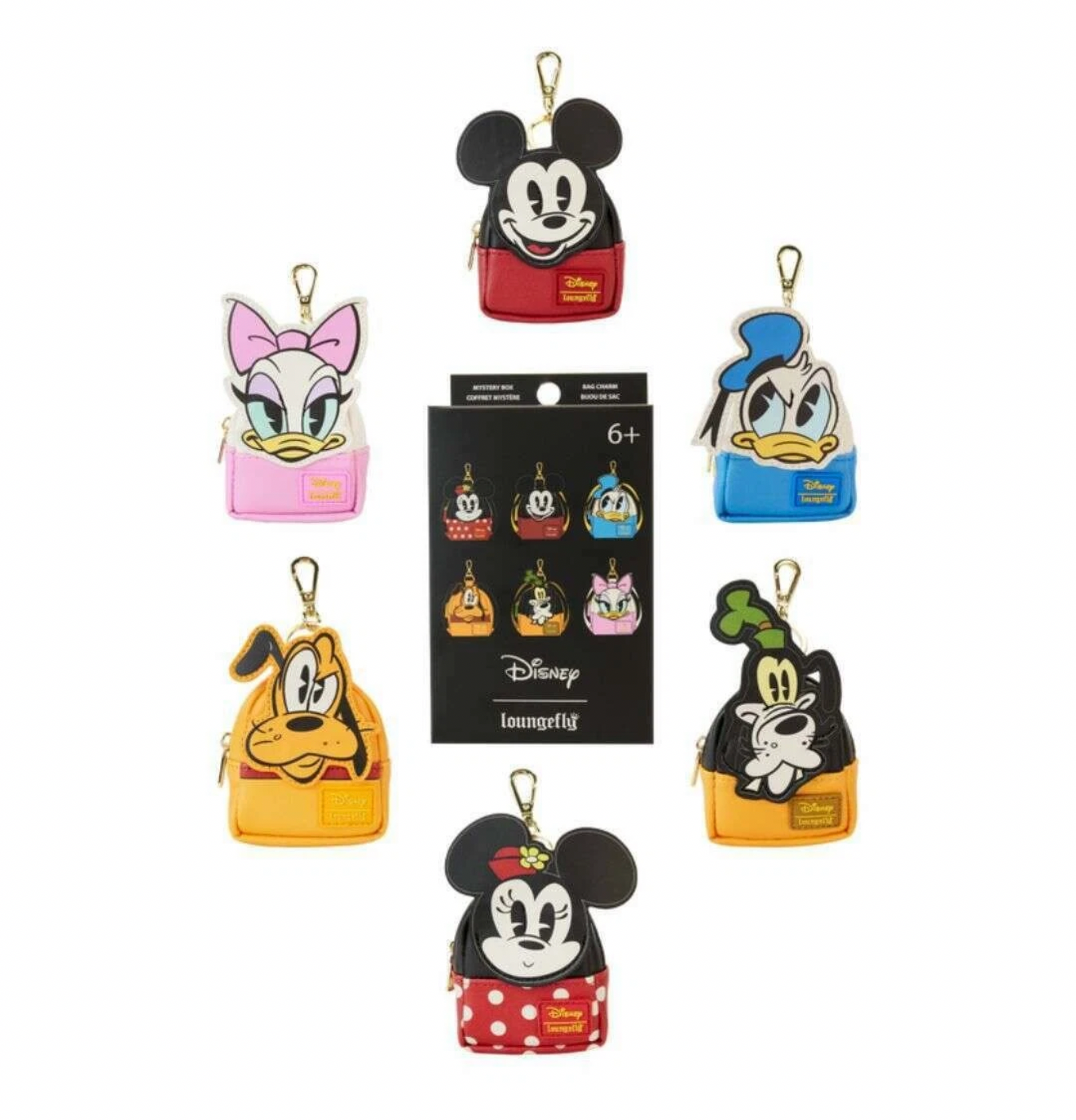 Loungefly Blind Box Bag Charm - Disney Mickey & Friends