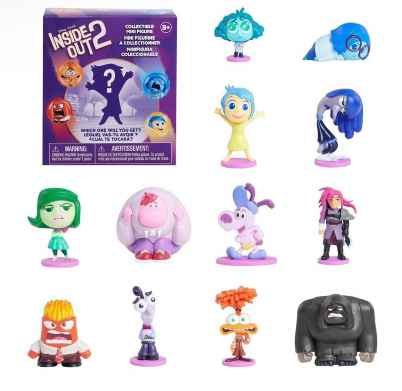 Inside Out 2 Collectible Mini Figures