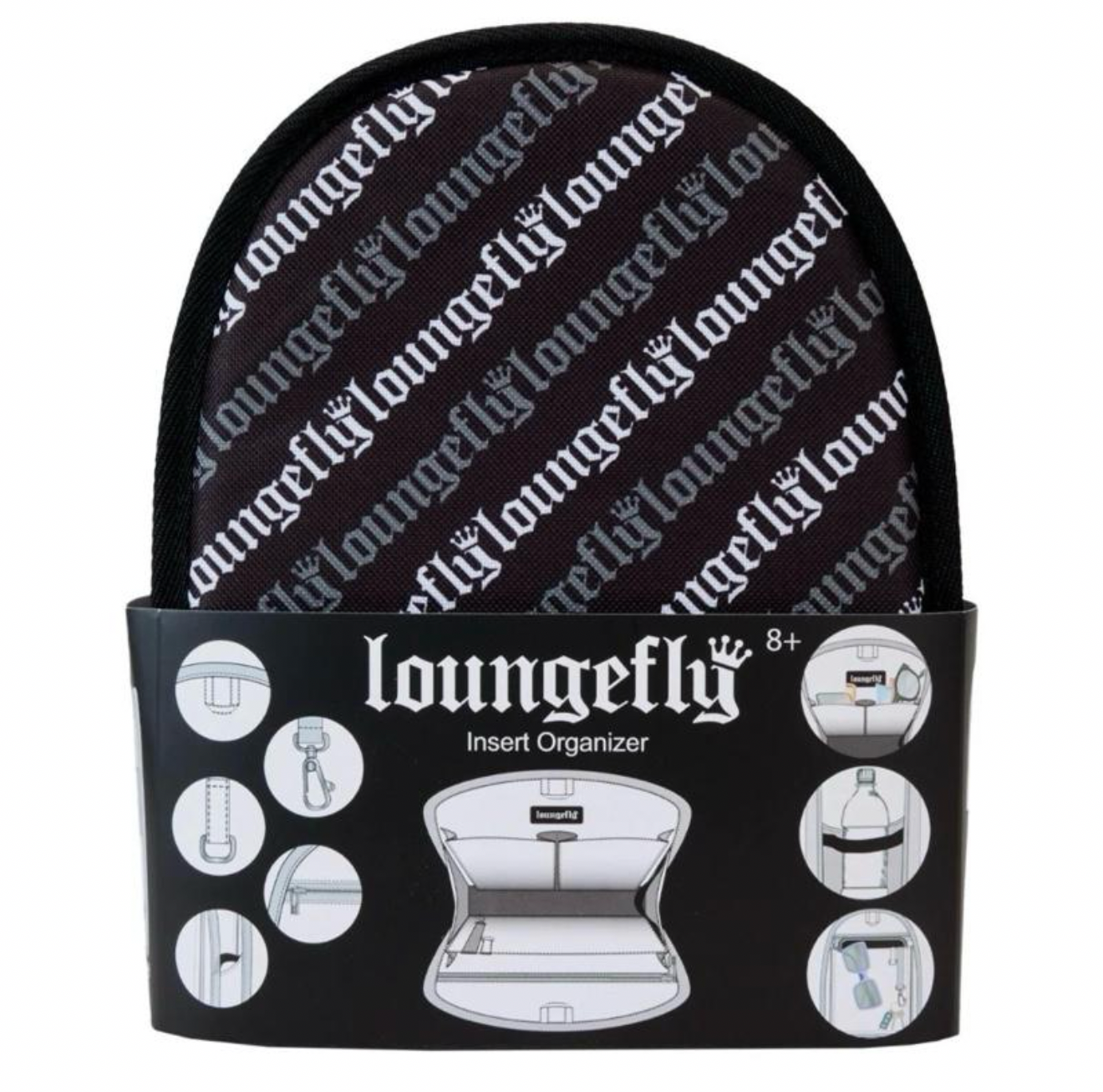 Loungefly Mini Backpack Insert Organizer Ages 8+