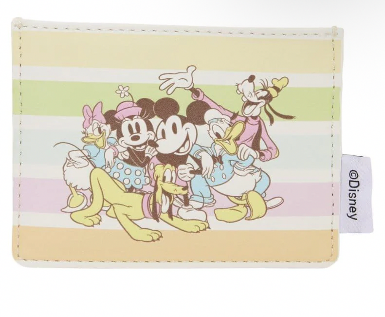 Mickey and Friends Rainbow Stripes Cardholder Loungefly