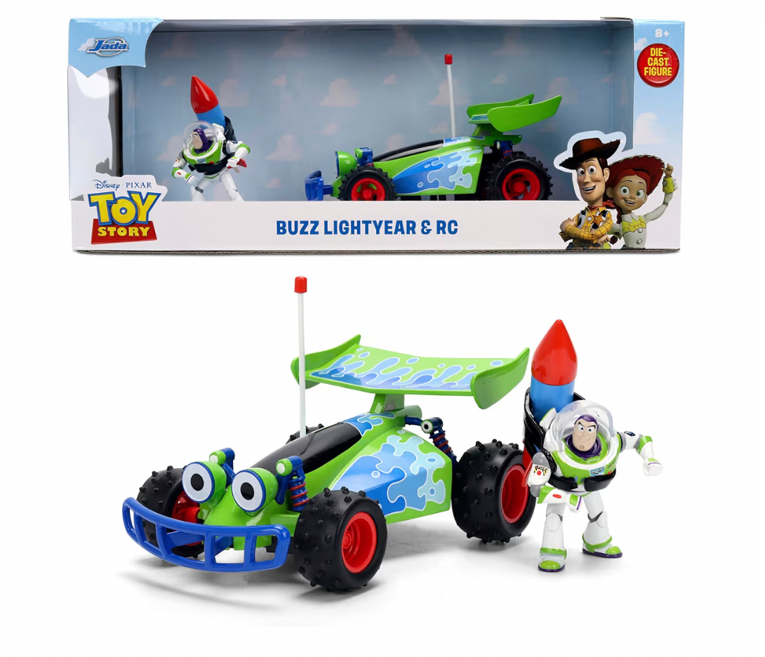 Jada Toy Story RC Turbo Buggy with Buzz Lightyear Figure 1:24