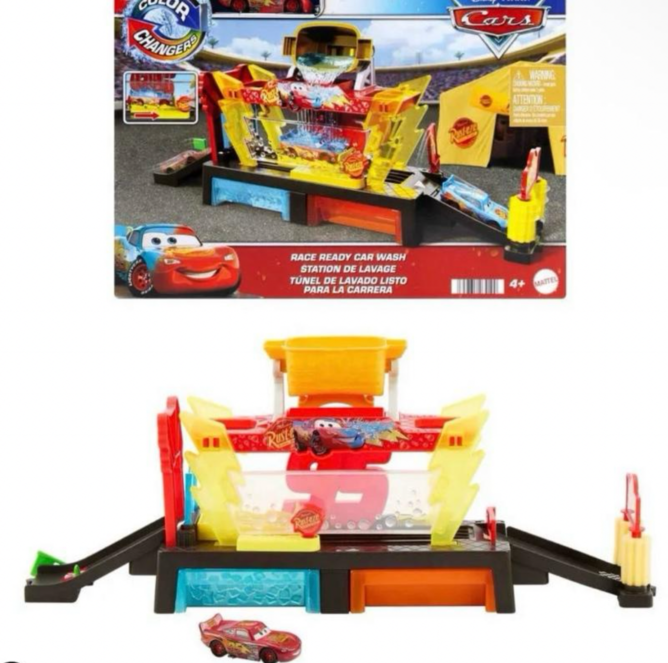 Cars Colour Changers Lightning McQueen Car Wash