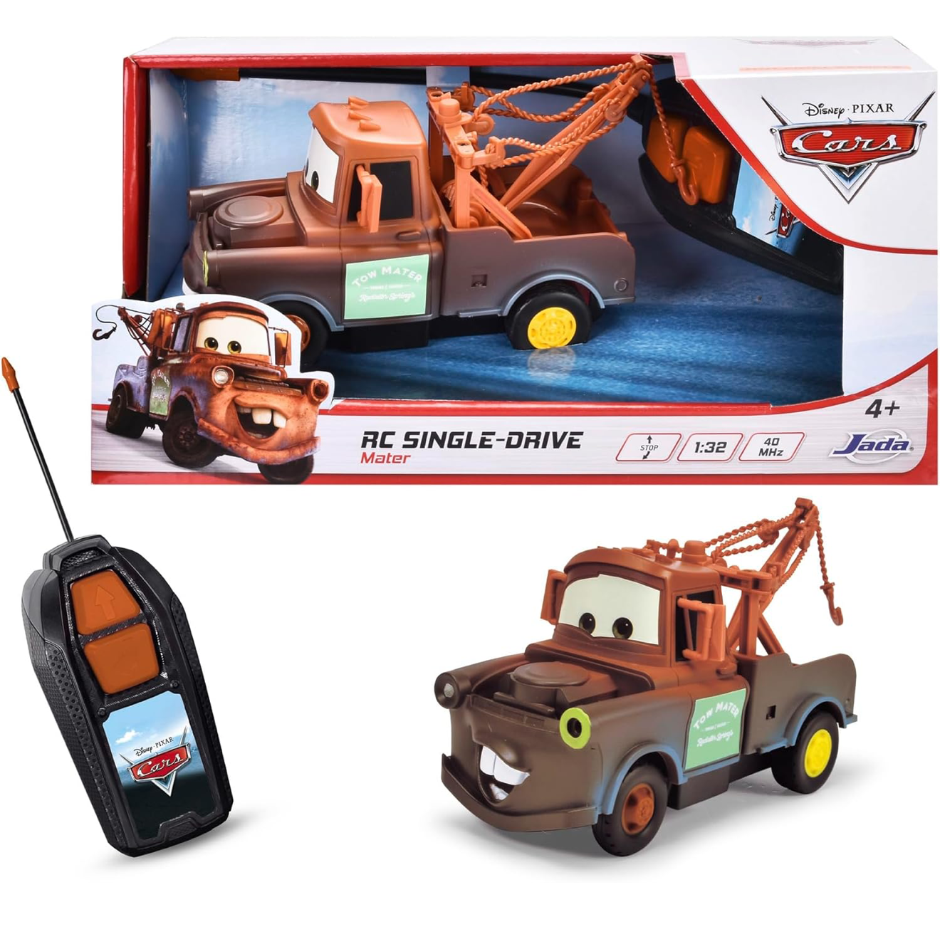 Disney Pixar Car Mater Remote Control Car RC Single Drive