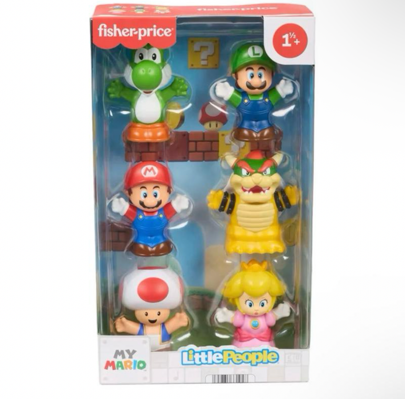 Fisher-Price Little People My Mario Figures (6 Pack)