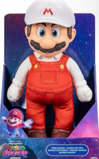 The Super Mario Galaxy Movie 35cm Articulated Soft Plush Toy Fire Mario