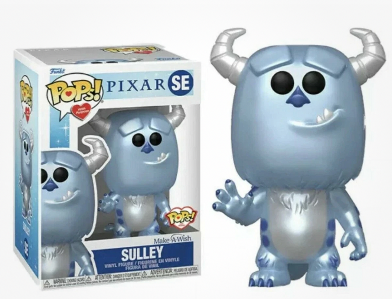 Funko Pops! With Purpose Pixar SE Make-A-Wish Sulley Vinyl Figure New
