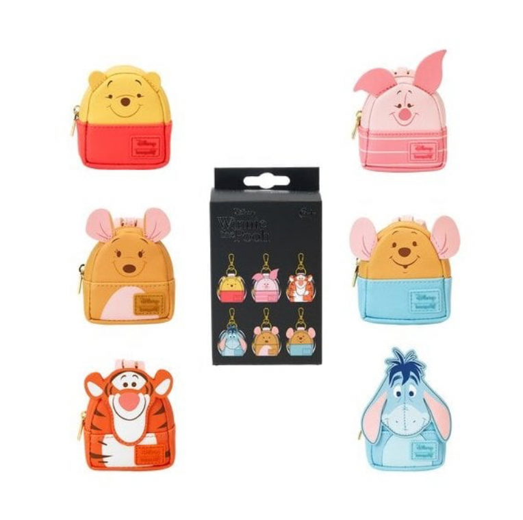 Winnie The Pooh Box Mini Backpacks Bag Charm