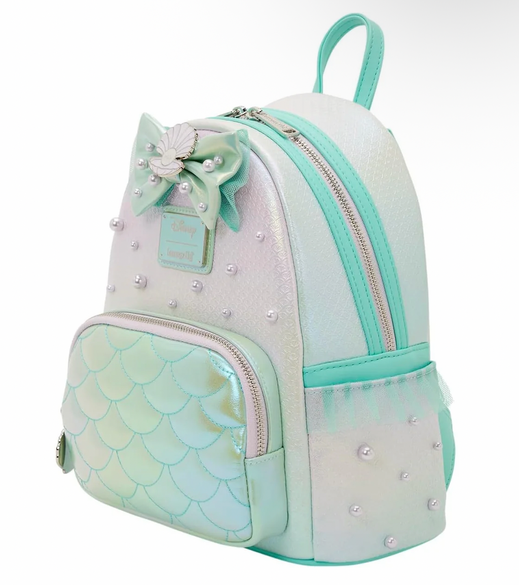 Loungefly - Little Mermaid Iridescent Pearl Mini Backpack