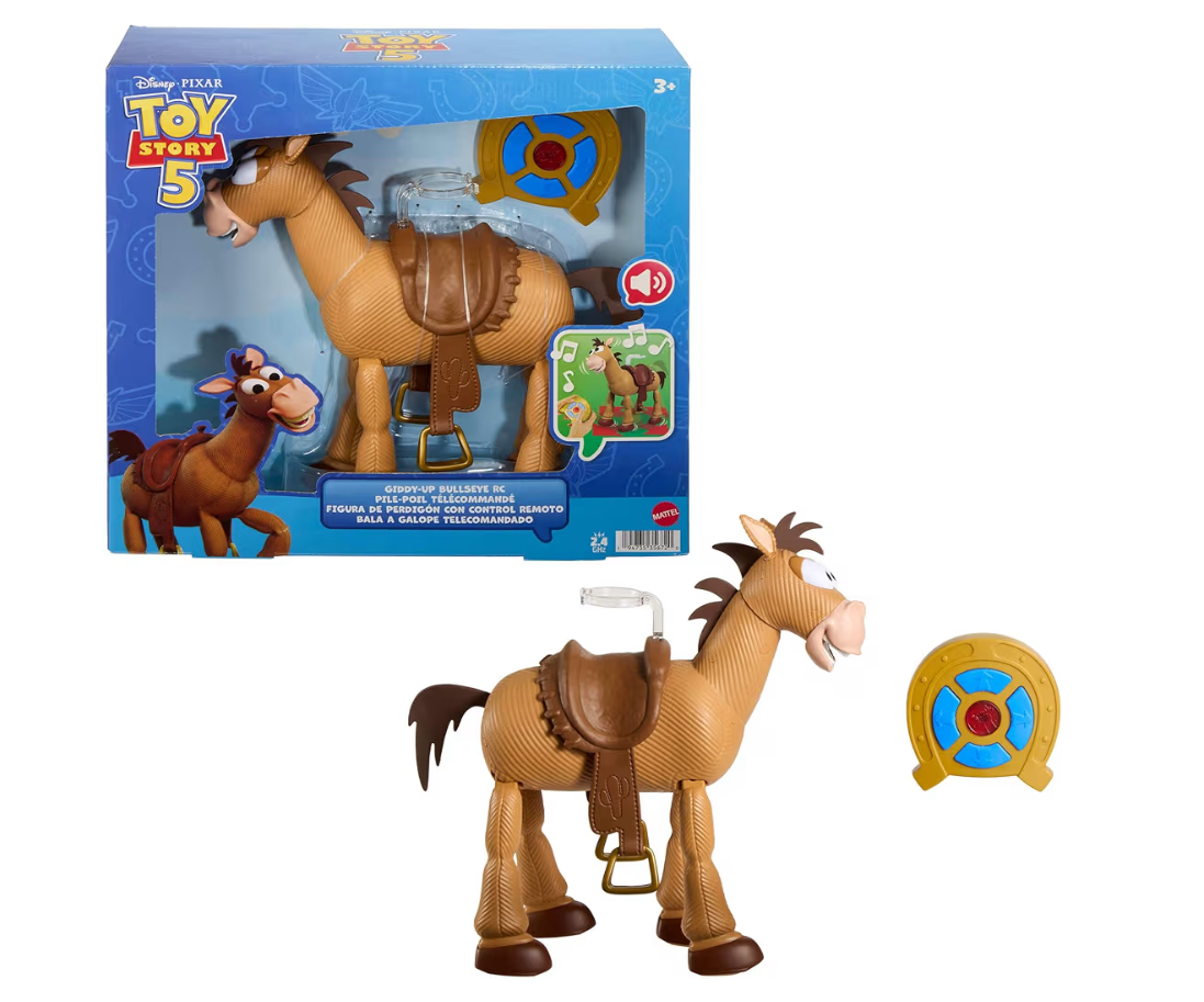 Pixar Toy Story 5 Giddy-Up Bullseye RC 12-Inch Scale Remote Control