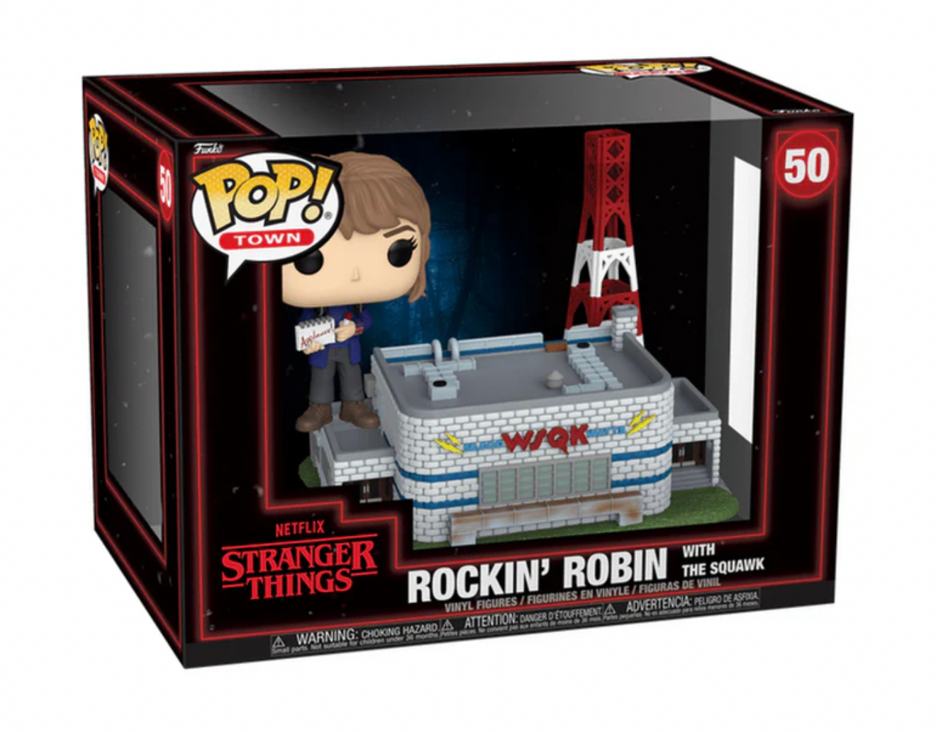 Funko Pop! Town - Stranger Things - Rockin Robin The Squawk