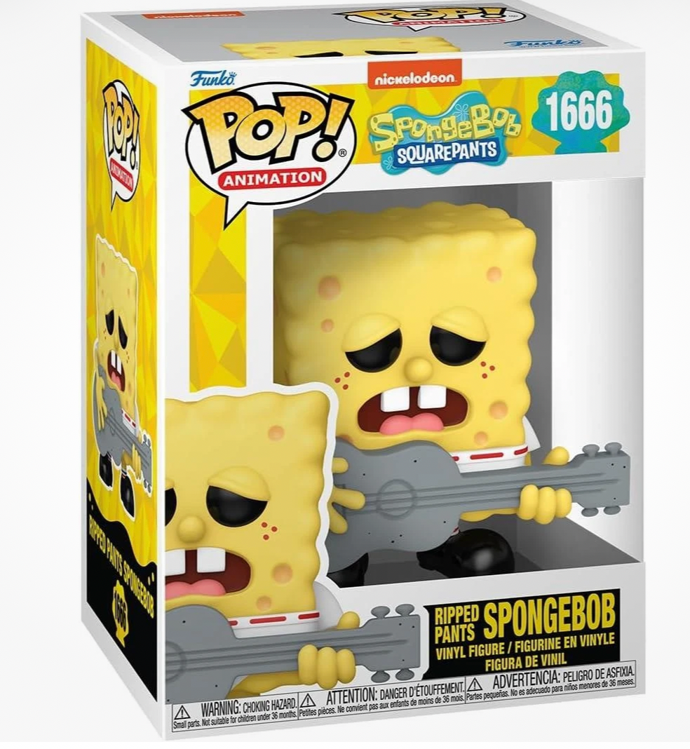Funko POP! Animation Ripped Pants SpongeBob Vinyl Collectable Figure