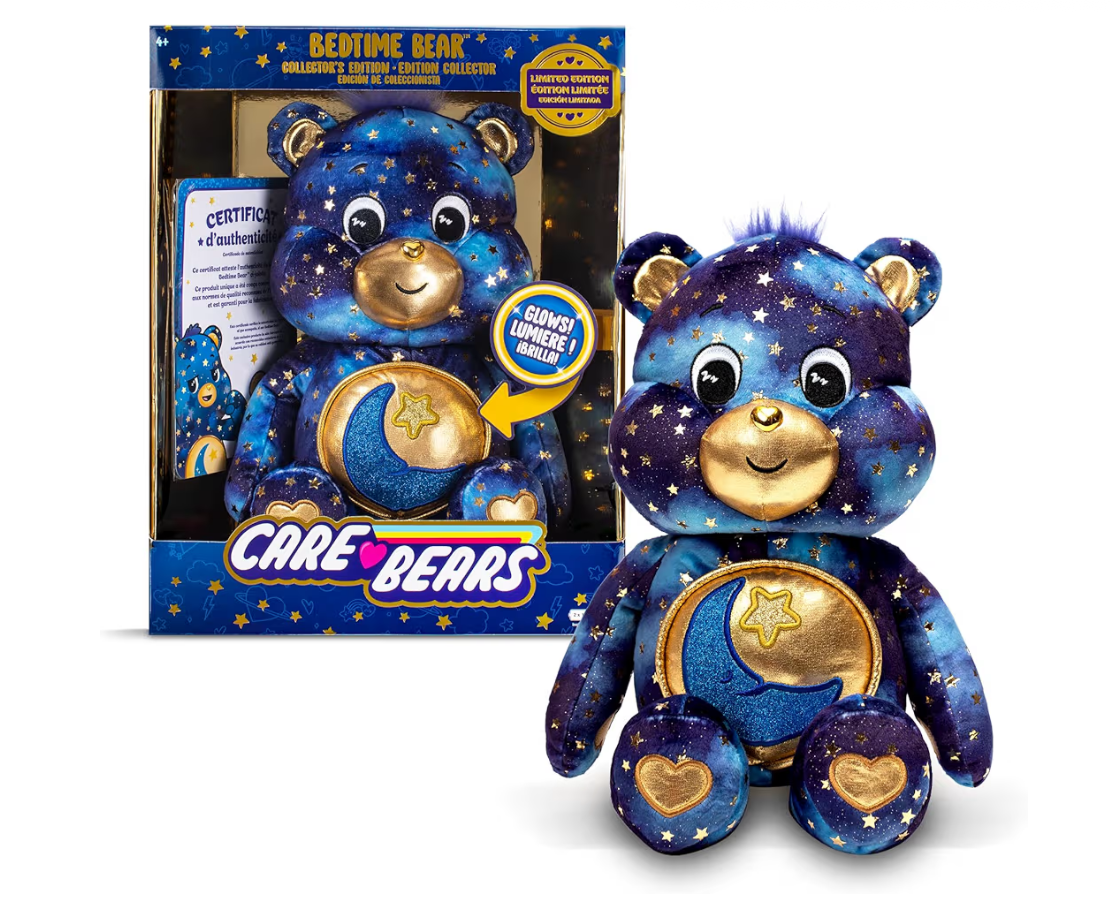 Basic Fun Care Bears Bedtime Bear Collectors Edition 35cm Medium Plush