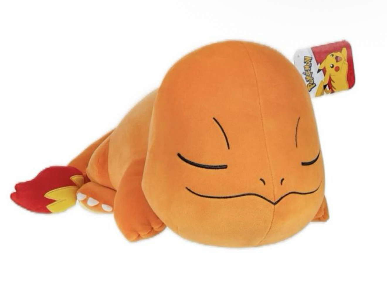Charmander Sleeping Plush - 18-Inch Soft Toy for Kids