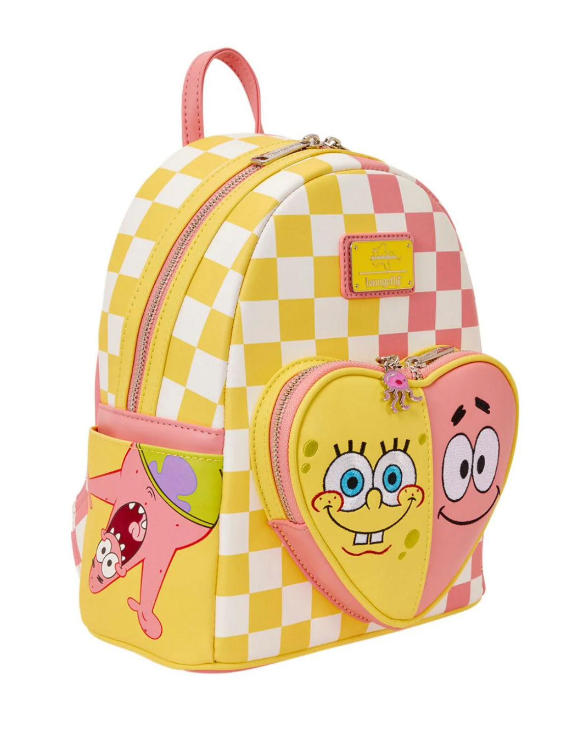 Loungefly SpongeBob SquarePants & Patrick Star Checkered Mini Backpack