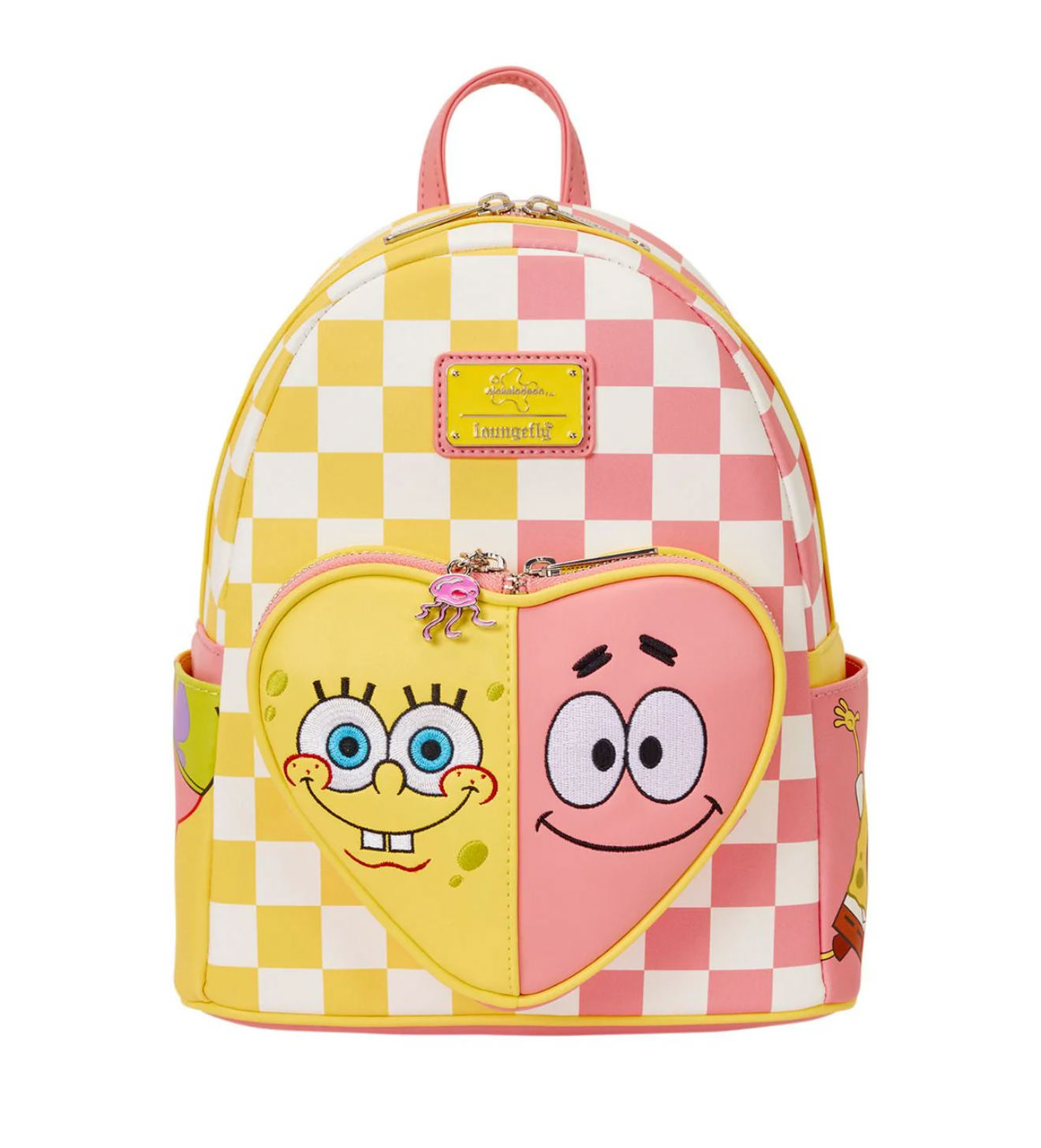 Loungefly SpongeBob SquarePants & Patrick Star Checkered Mini Backpack