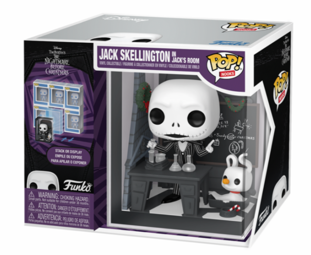 Pop! Nooks - The Nightmare Before Christmas - Jack Skellington's Room