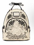 Alice in Wonderland Floral Mini Loungefly Backpack