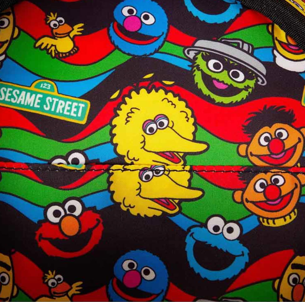 Loungefly Sesame Street Cookie Monster Mini Backpack