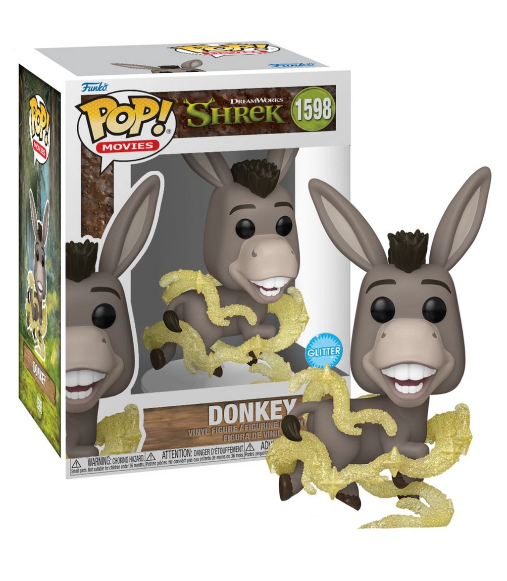 Funko Shrek Donkey Glitter Pop Movies Figure 1598