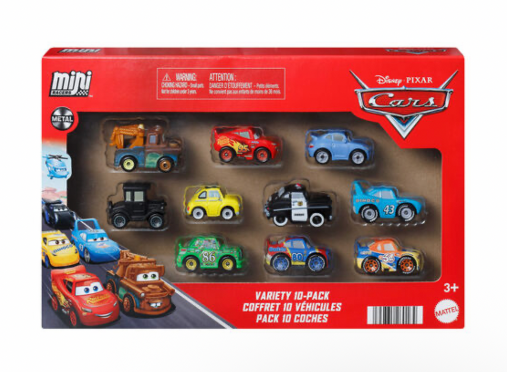 Disney Pixar Cars blister 10 mini vehicles