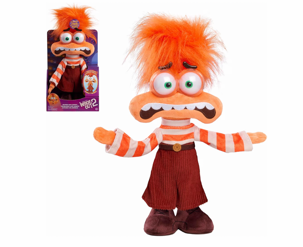 Inside Out 2 Shaking With Anxiety Feature Plush