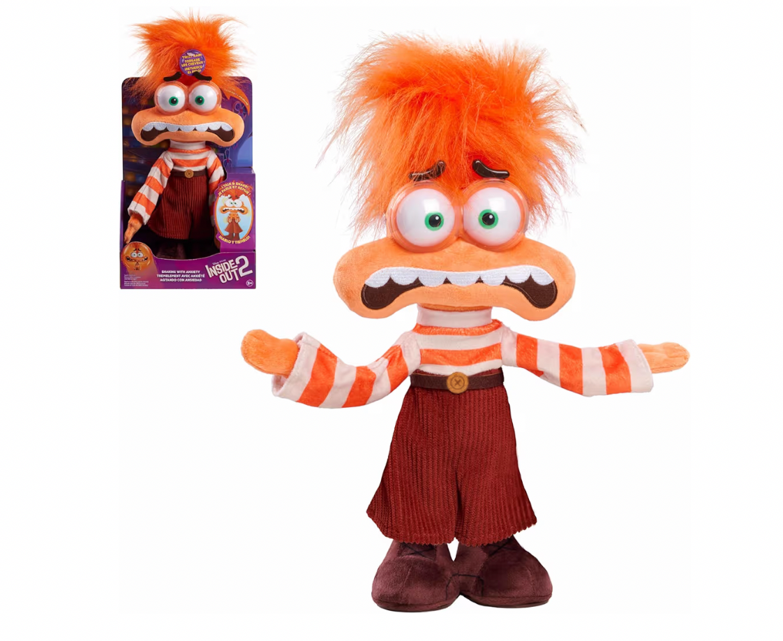 Inside Out 2 Shaking With Anxiety Feature Plush
