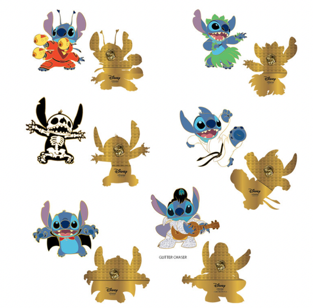 Loungefly Disney Stitch Mystery Blind Box Enamel Pin assorted
