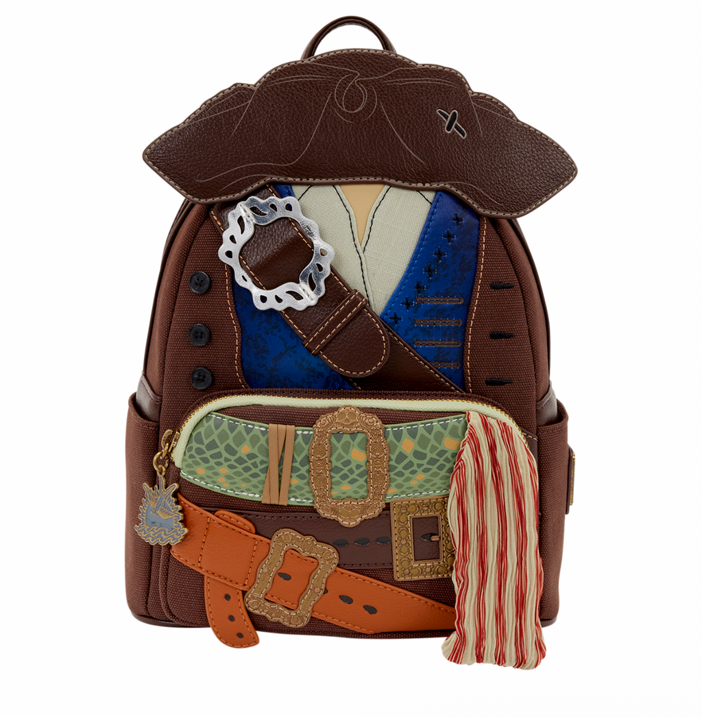 Pirates of the Caribbean Jack Sparrow Loungefly Cosplay Mini Backpack