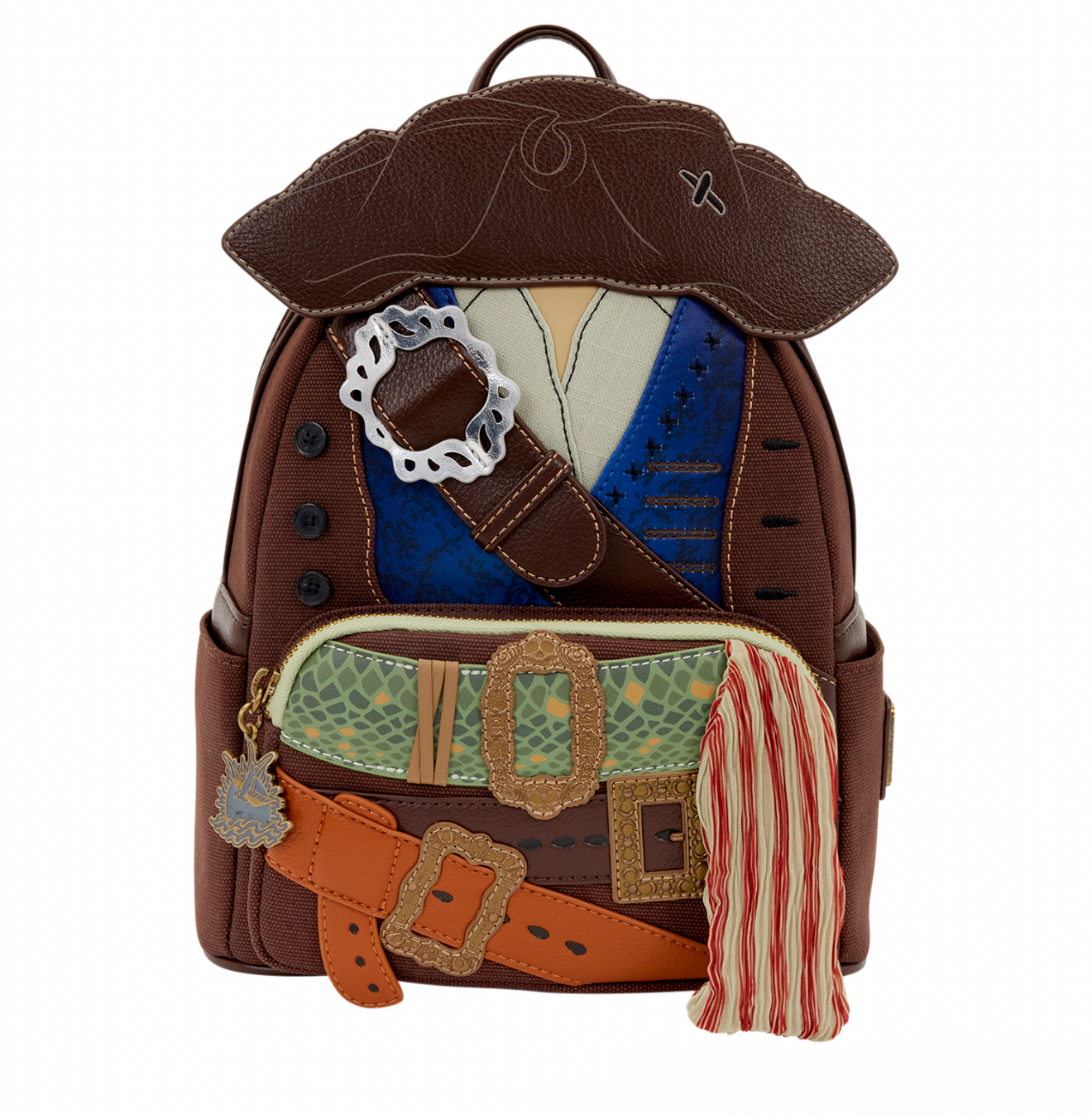 Pirates of the Caribbean Jack Sparrow Loungefly Cosplay Mini Backpack