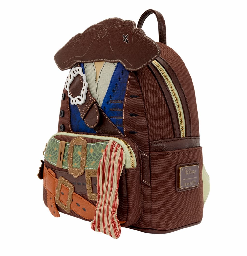 Pirates of the Caribbean Jack Sparrow Loungefly Cosplay Mini Backpack
