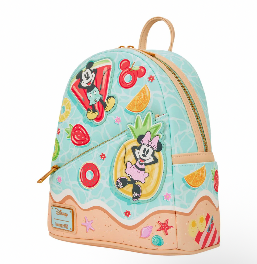 Mickey & Minnie Beach Fun Loungefly Mini Backpack