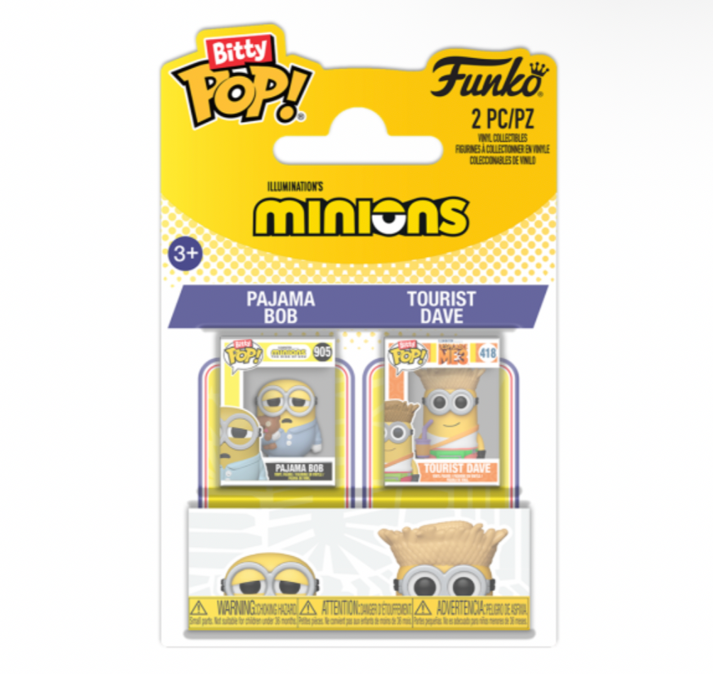 Bitty Pop! - Minions - Bob & Dave 2 Pack