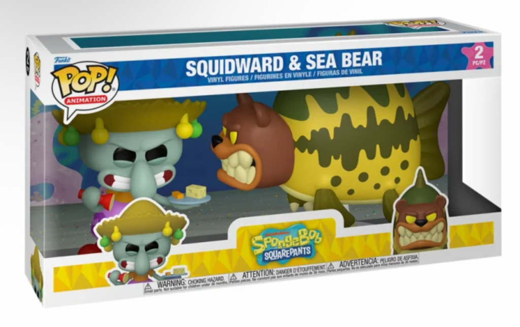 Pop! 2-Pack - Spongebob - Squidward & Sea Bear