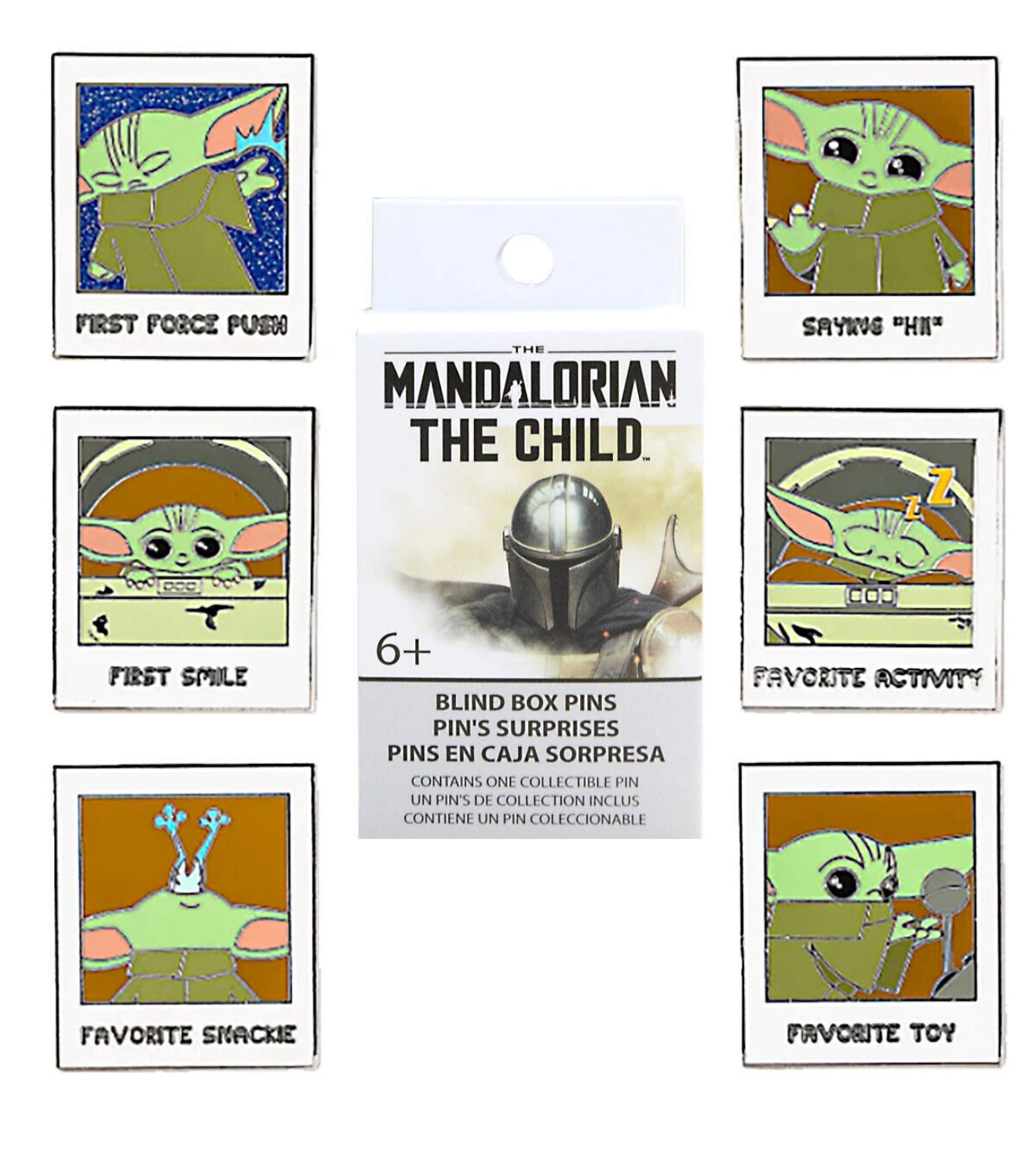 Loungefly: Star Wars: The Mandalorian The Child Blind Box Enamel Pins